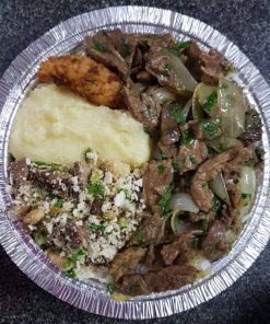 Marmita "G" com purê de batata