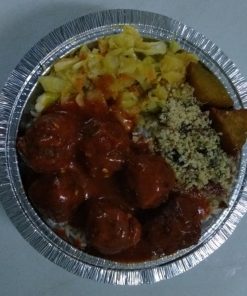 Marmita "G" com almôndegas